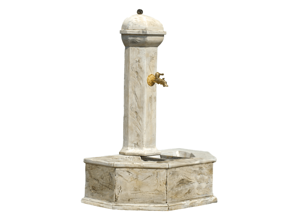 Fontaines de jardin en pierre de taille : belles fontaines provençales